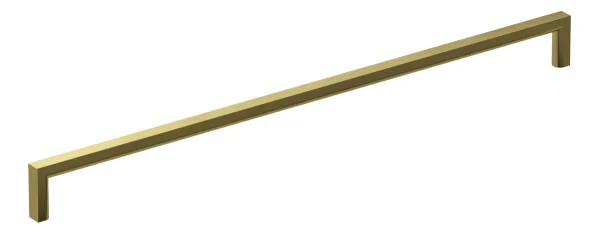 Novello 330mm Slim D-Shape Handle - Brushed Brass