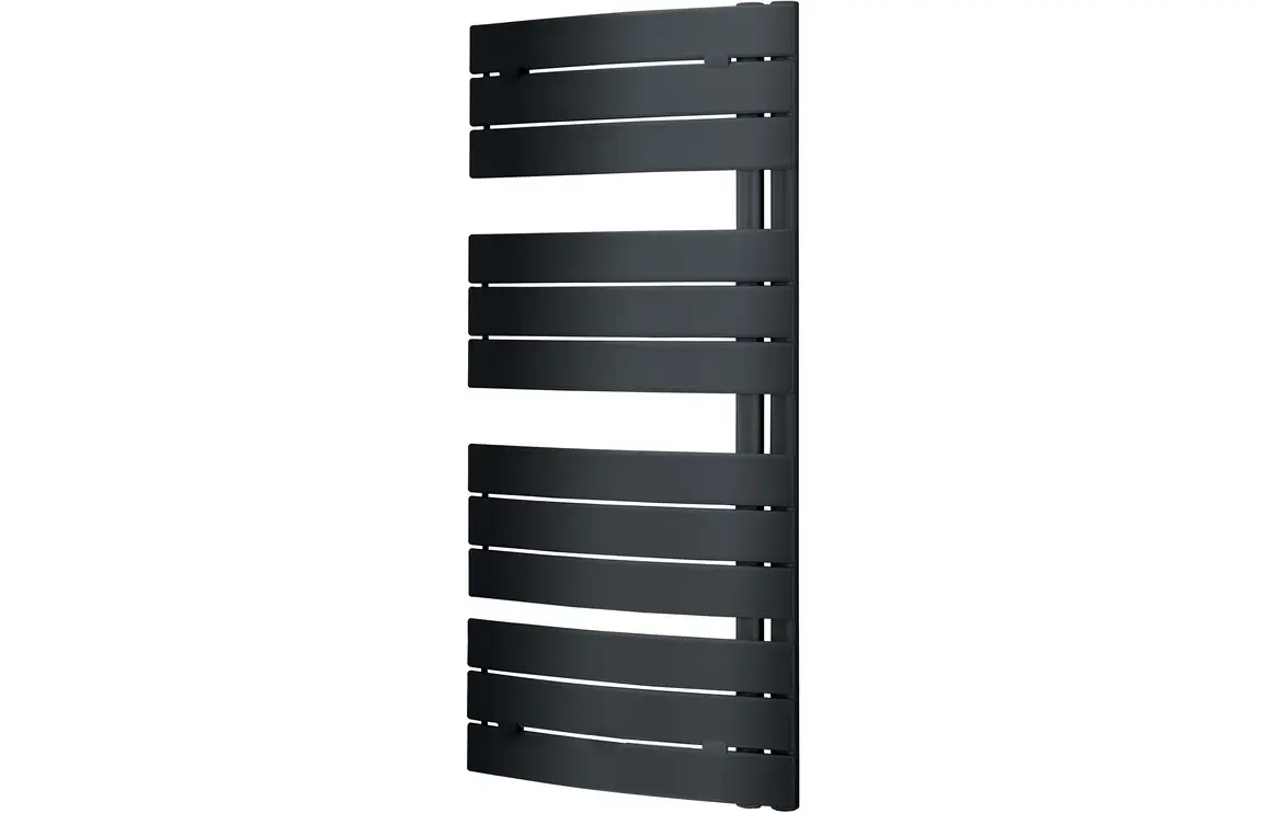 Modern Black Designer Towel Rail