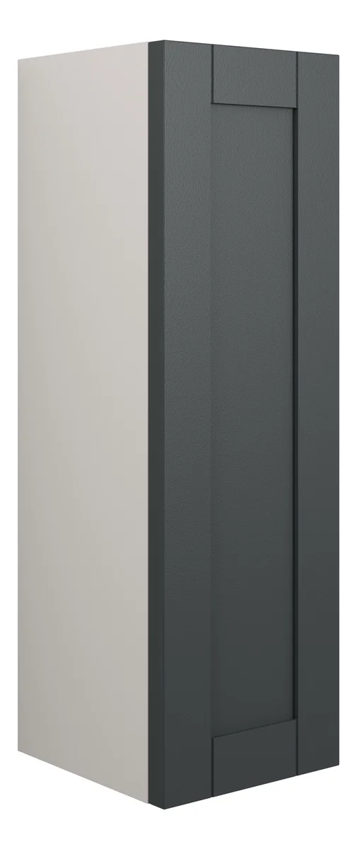 Novello Avelis 200mm Slim Base Unit - Matt Graphite Grey (Grey Cab)