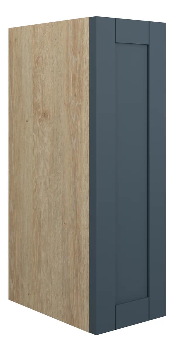 Novello Avelis 200mm Standard Toilet Roll Unit - Matt Arley Blue (Oak Cab)