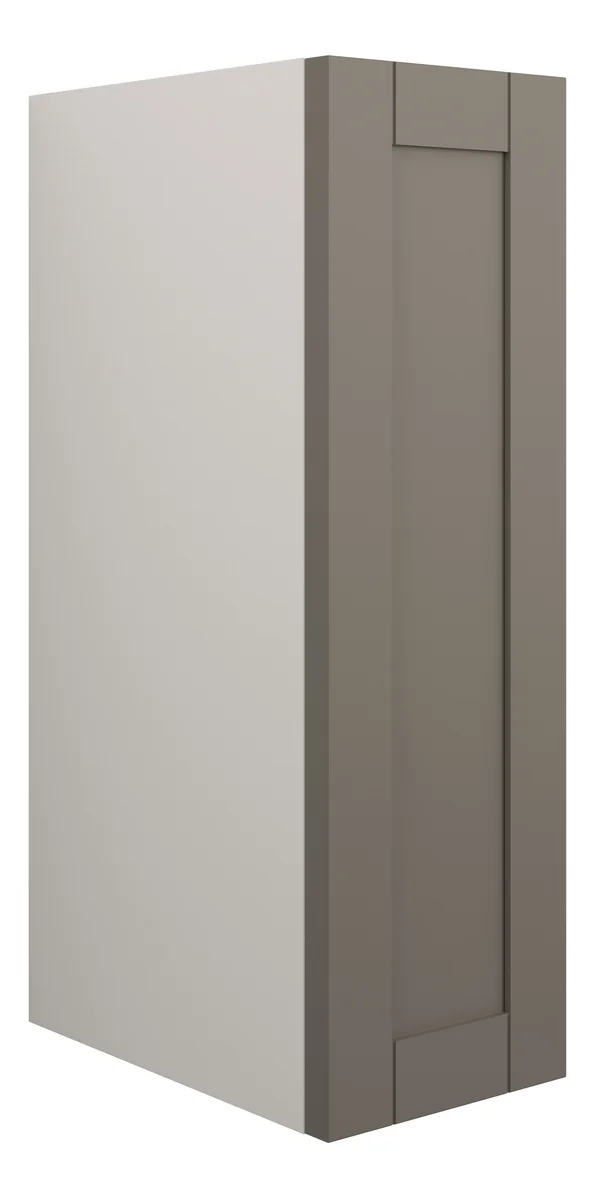 Novello Avelis 200mm Standard Toilet Roll Unit - Matt Stone (Grey Cab)