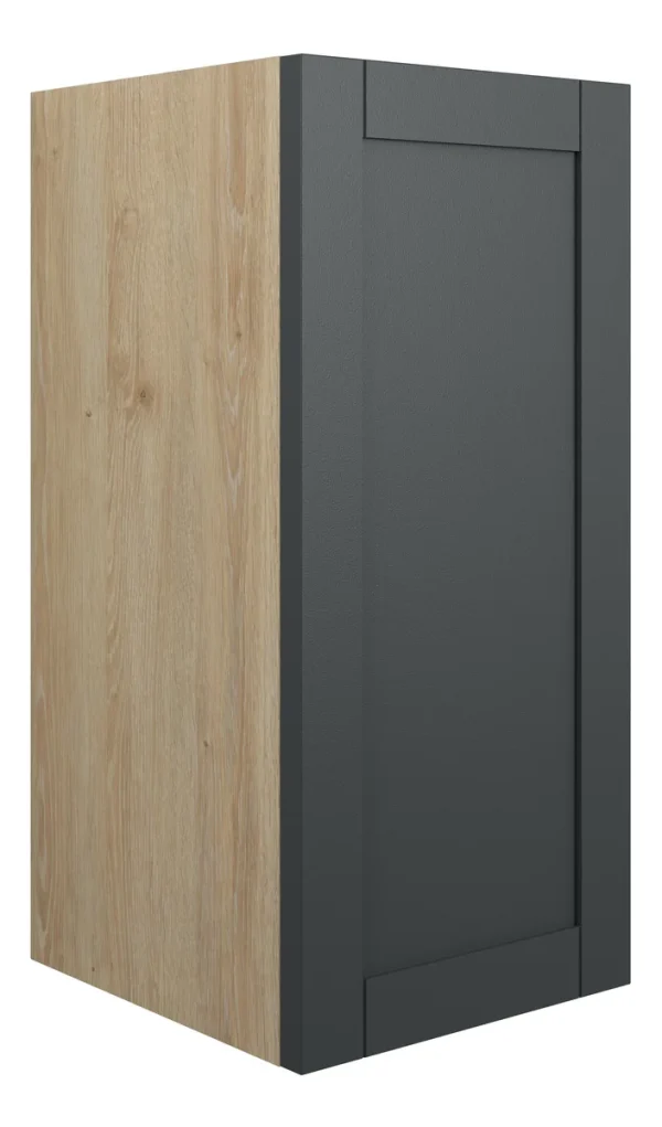Novello Avelis 300mm Standard Base Unit - Matt Graphite Grey (Oak Cab)
