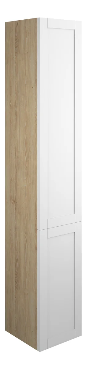 Novello Avelis 300mm Tall Unit - Matt White (Oak Cab)