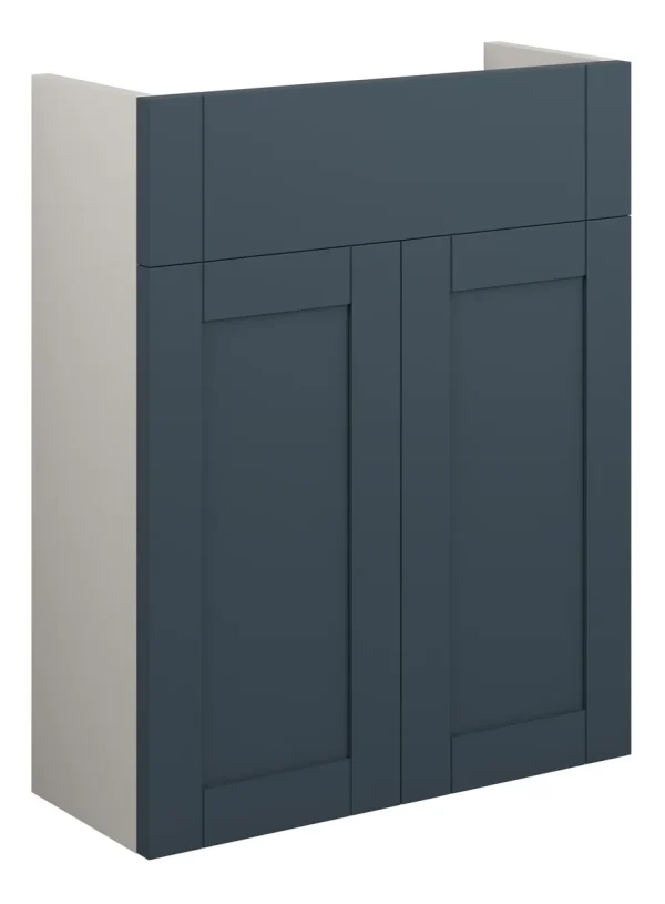 Novello Avelis 500mm Slim Basin Unit - Matt Arley Blue (Grey Cab)