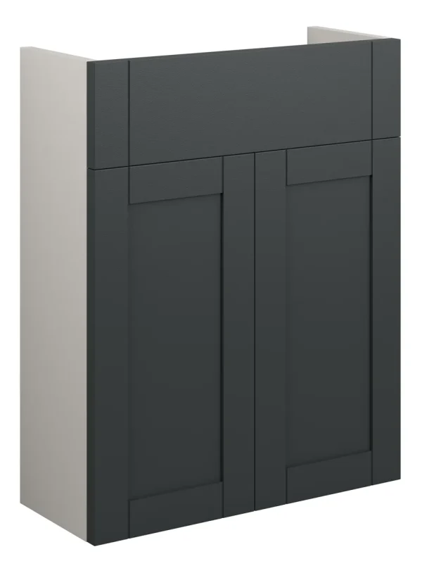 Novello Avelis 500mm Slim Basin Unit - Matt Graphite Grey (Grey Cab)