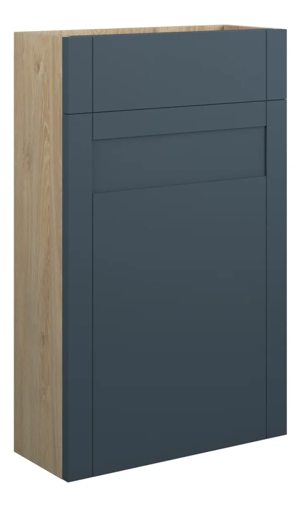 Novello Avelis 500mm Slim Wc Unit - Matt Arley Blue (Oak Cab)