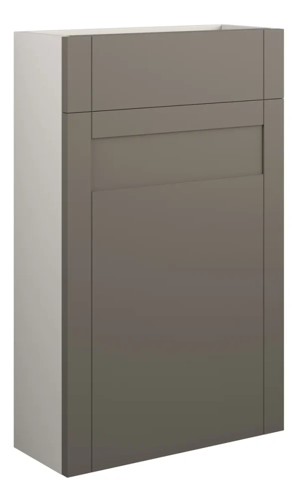 Novello Avelis 500mm Slim Wc Unit - Matt Stone (Grey Cab)