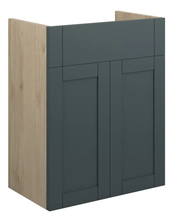 Novello Avelis 500mm Standard Basin Unit - Matt Green Camo (Oak Cab)