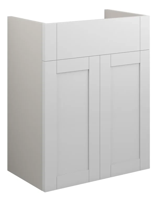 Novello Avelis 500mm Standard Basin Unit - Matt White (Grey Cab)