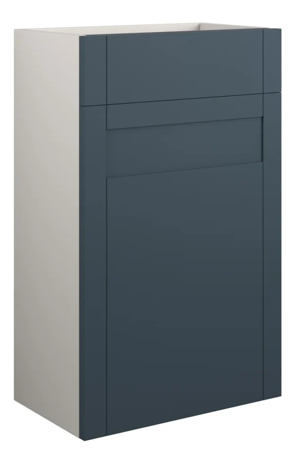 Novello Avelis 500mm Standard Wc Unit - Matt Arley Blue (Grey Cab)