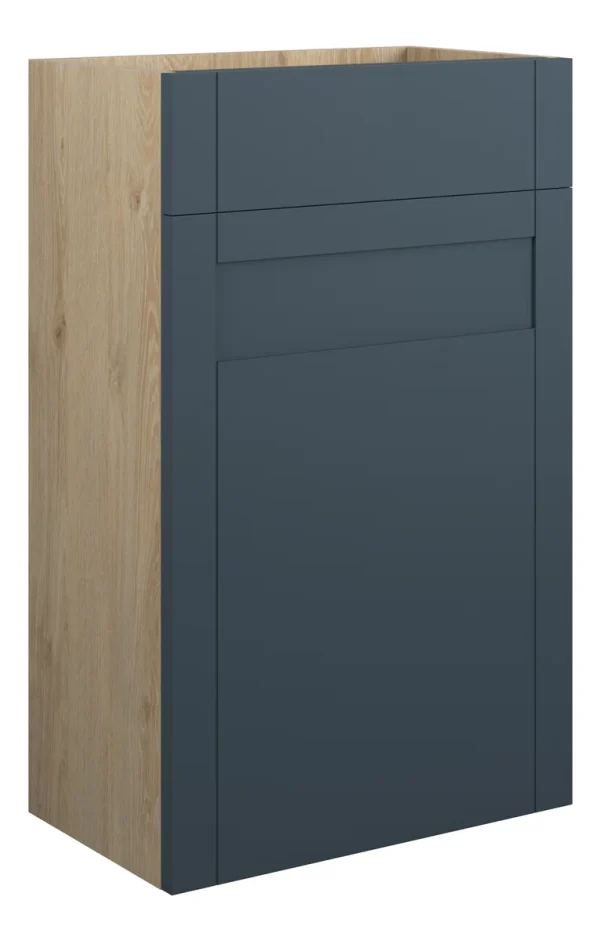 Novello Avelis 500mm Standard Wc Unit - Matt Arley Blue (Oak Cab)