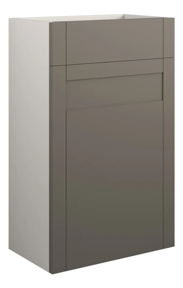 Novello Avelis 500mm Standard Wc Unit - Matt Stone (Grey Cab)