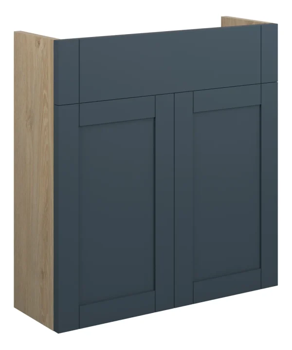 Novello Avelis 600mm Slim Basin Unit - Matt Arley Blue (Oak Cab)