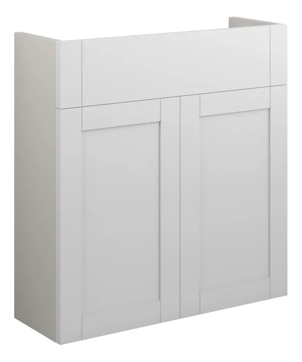 Novello Avelis 600mm Slim Basin Unit - Matt White (Grey Cab)