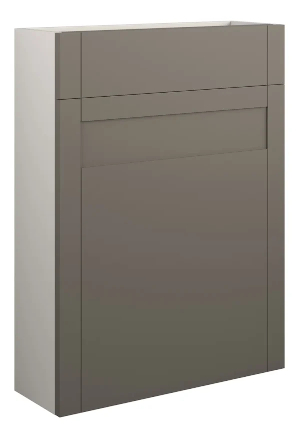 Novello Avelis 600mm Slim Wc Unit - Matt Stone (Grey Cab)