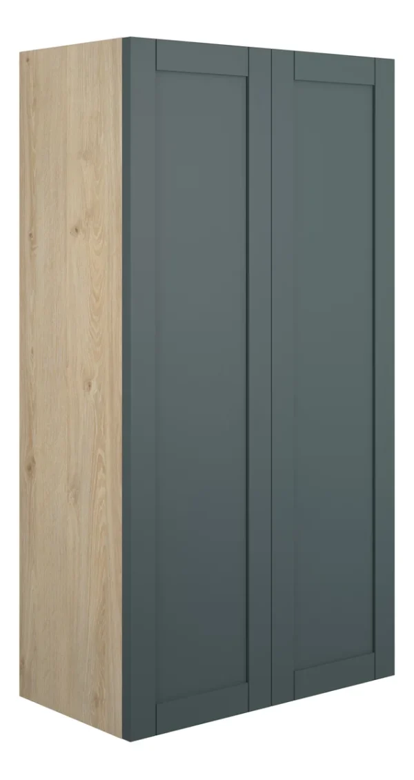 Novello Avelis 600mm Standard 2 Door Storage Unit - Matt Green Camo (Oak Cab)
