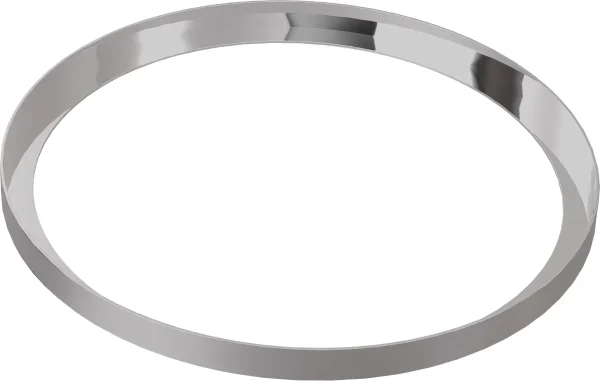 Abode Cava Round Basin Plinth - Chrome