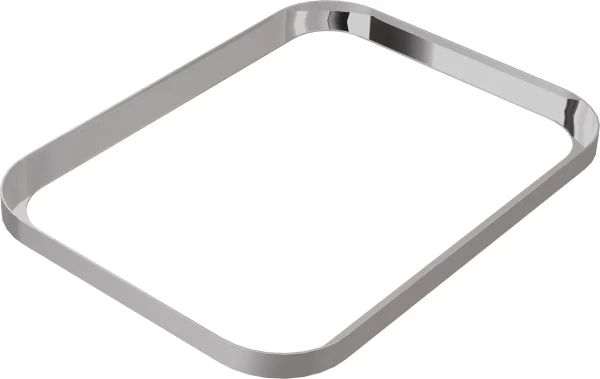 Abode Cava Tablet Basin Plinth - Chrome