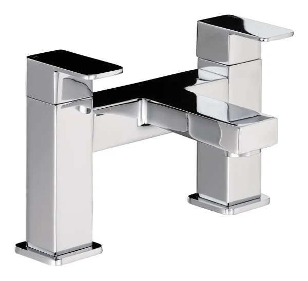 Abode Fervour Deck Mounted Bath Filler - Chrome