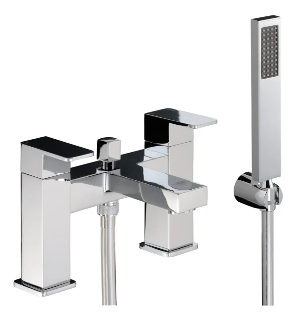Abode Fervour Deck Mounted Bath Shower Mixer - Chrome