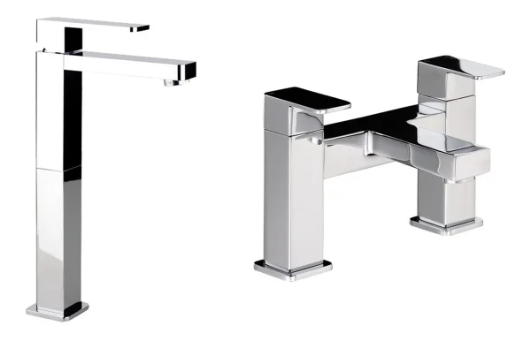 Abode Fervour Pack Offer 3 (Tall Basin Mixer & Bath Filler) - Chrome