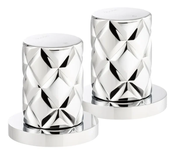 Abode Kite Deck Mounted Panel Valves - Chrome