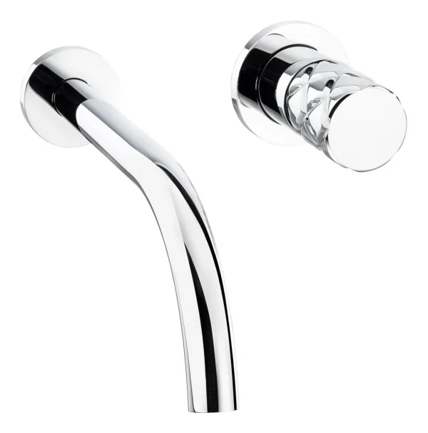 Abode Kite Wall Mounted Basin Mixer - Chrome