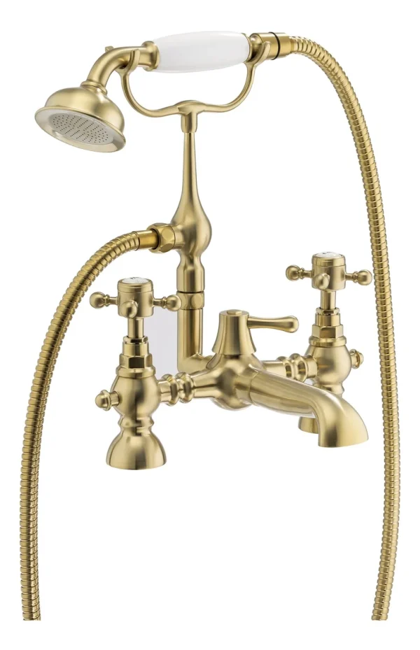 Abode Sentiment Bath Shower Mixer - Brushed Brass