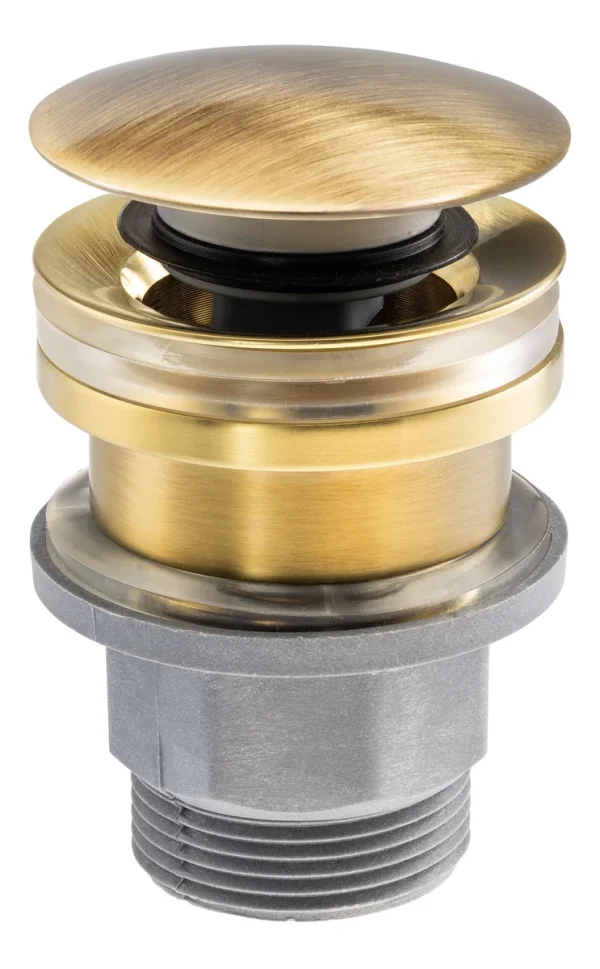 Abode Uno Basin Clicker Waste Universal - Antique Brass