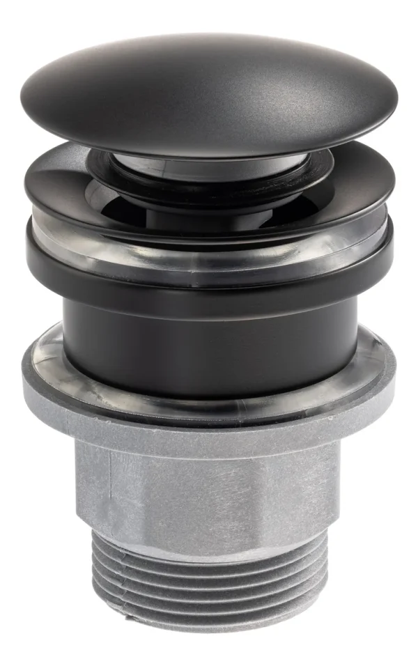 Abode Uno Basin Clicker Waste Universal - Matt Black