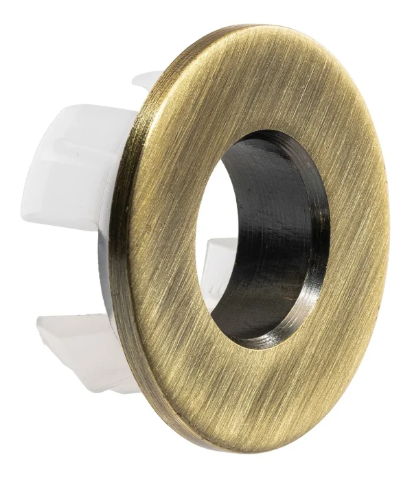 Abode Uno Basin Overflow Ring - Antique Brass