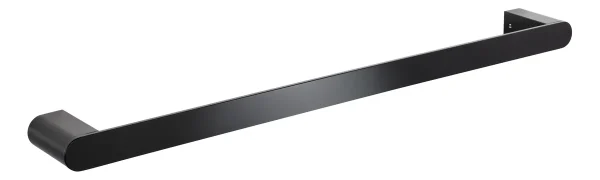 Abode Uno Single Towel Rail - Matt Black