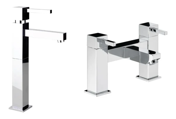 Abode Zeal Pack Offer 3 (Tall Basin Mixer & Bath Filler) - Chrome