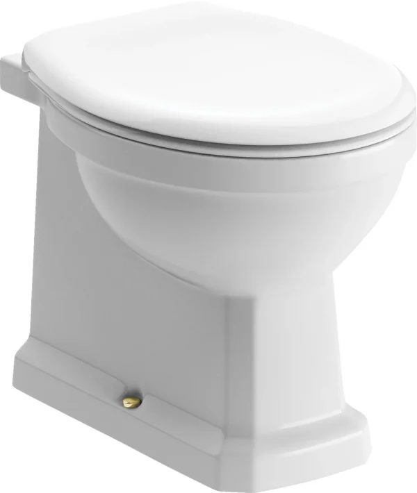 Novello Bravix Back To Wall Wc & Soft Close Seat W/Br.Brass Finishes