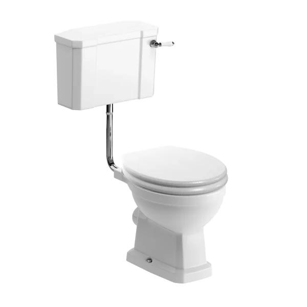 Novello Bravix Low Level Wc & Satin White Wood Effect Seat