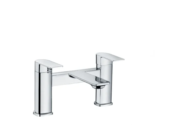 Novello Carvix Bath Filler - Chrome