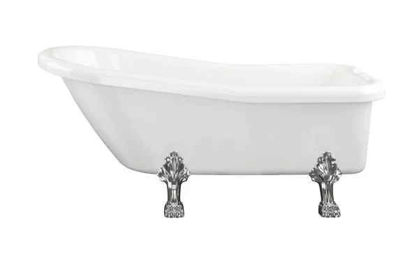 Novello Cerixa Freestanding 1530 x 670 x 760mm 2TH Bath W/Feet