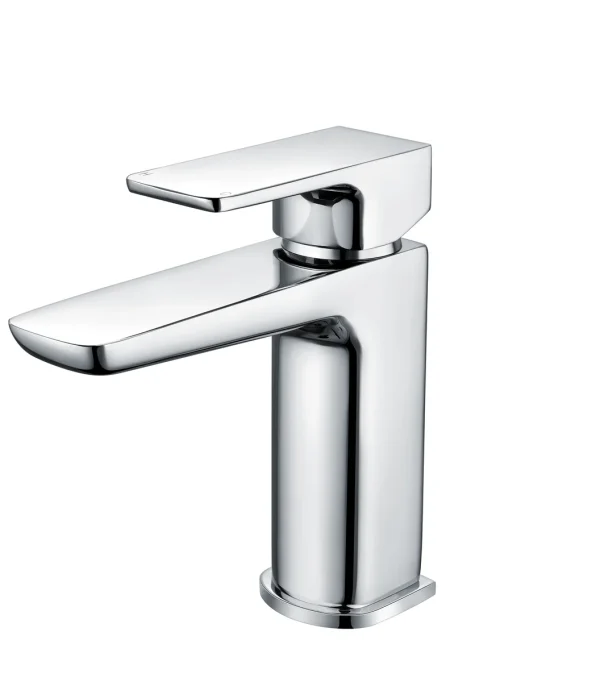 Novello Cylora Basin Mixer & Waste - Chrome