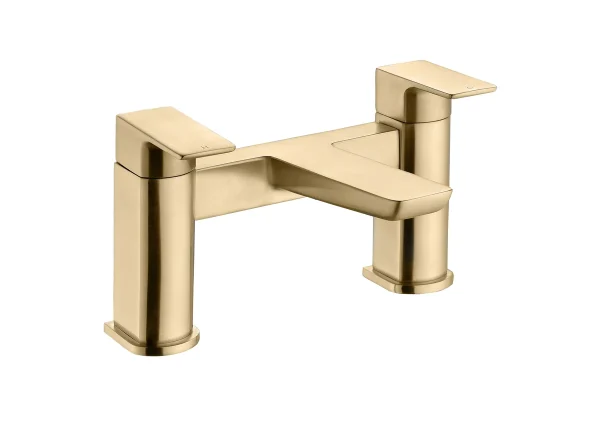 Novello Cylora Bath Filler - Brushed Brass
