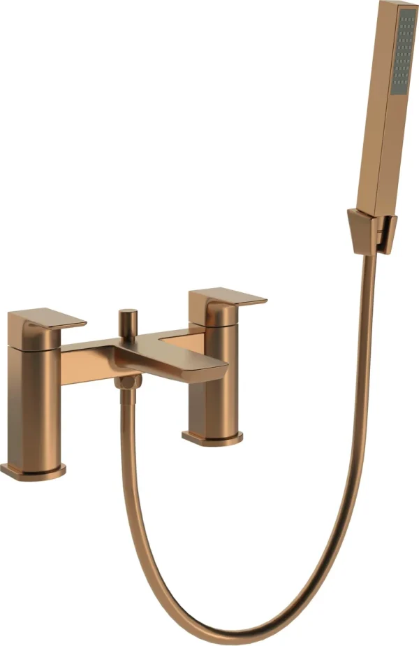 Novello Cylora Bath/Shower Mixer - Brushed Bronze
