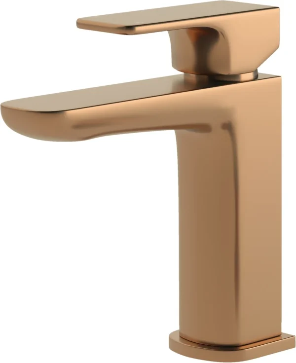 Novello Cylora Cloakroom Basin Mixer & Waste - Brushed Bronze
