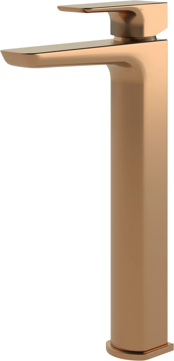 Novello Cylora Tall Basin Mixer - Brushed Bronze