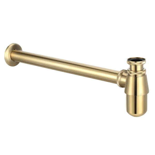 Novello Bottle Trap - Brushed Brass
