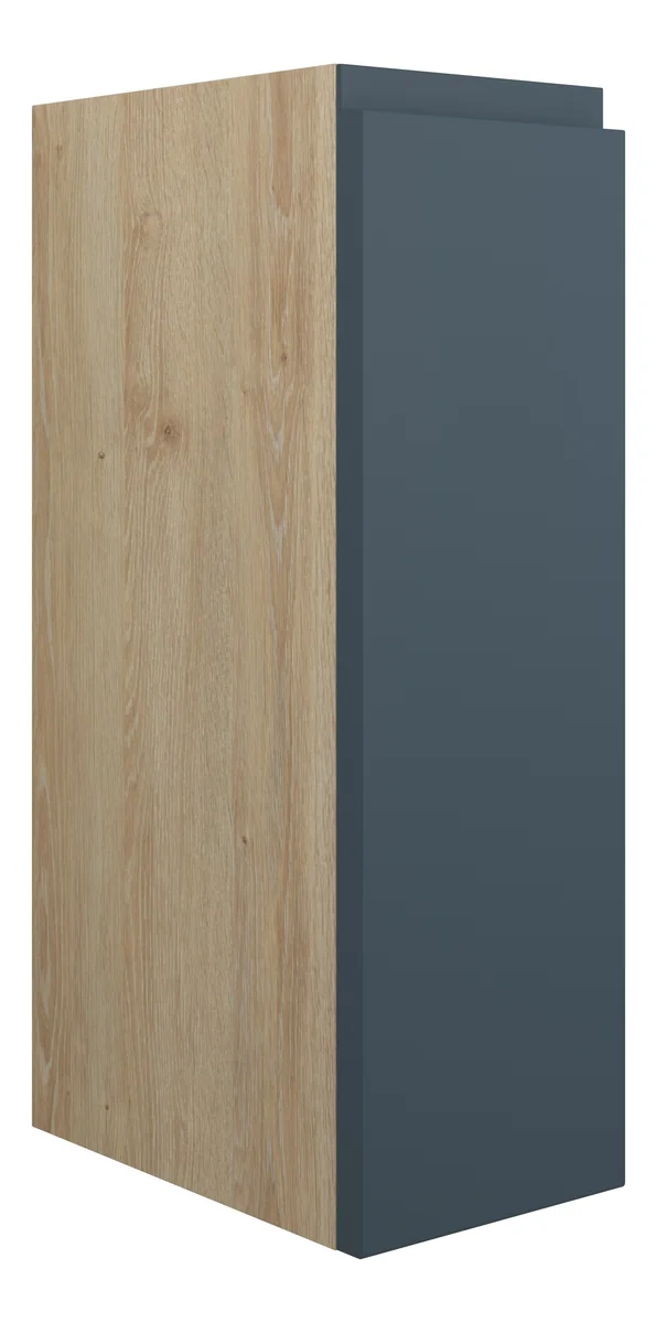 Novello Eonira 200mm Standard Toilet Roll Unit - Matt Arley Blue (Oak Cab)