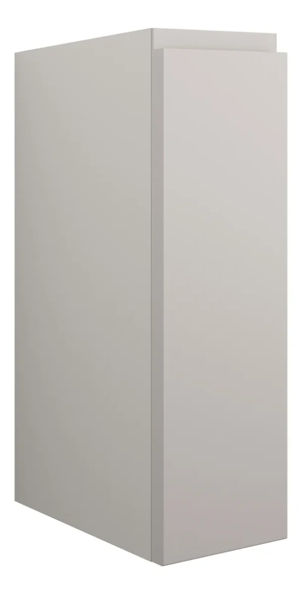 Novello Eonira 200mm Standard Toilet Roll Unit - Matt Dove Grey (Grey Cab)