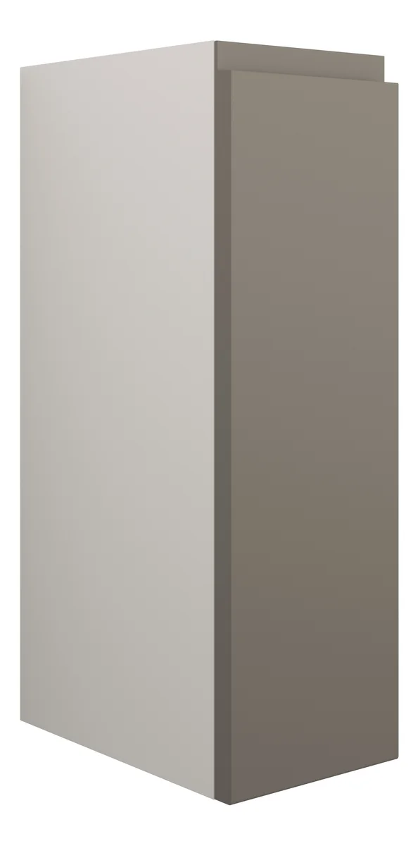 Novello Eonira 200mm Standard Toilet Roll Unit - Matt Stone (Grey Cab)