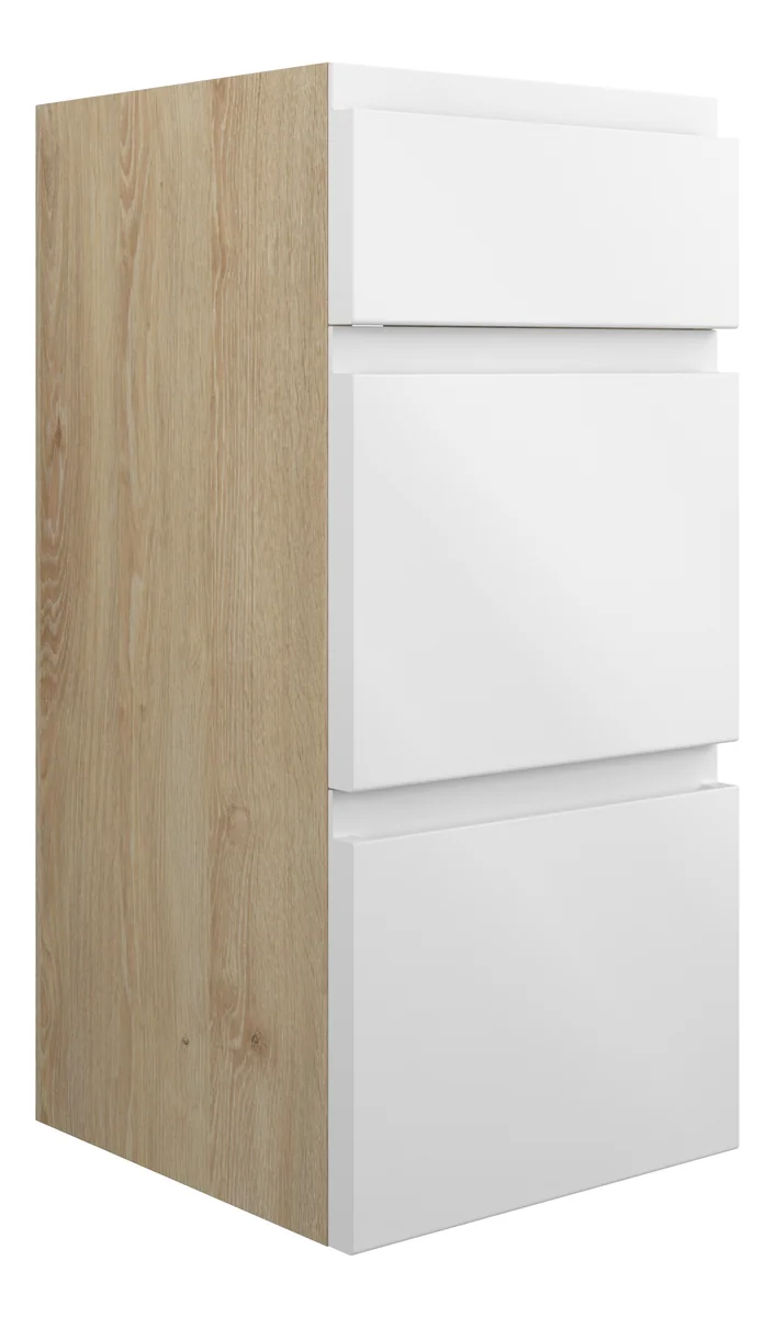 clarence-300mm-standard-3-drawer-unit-white-gloss-oak-cab-1.webp