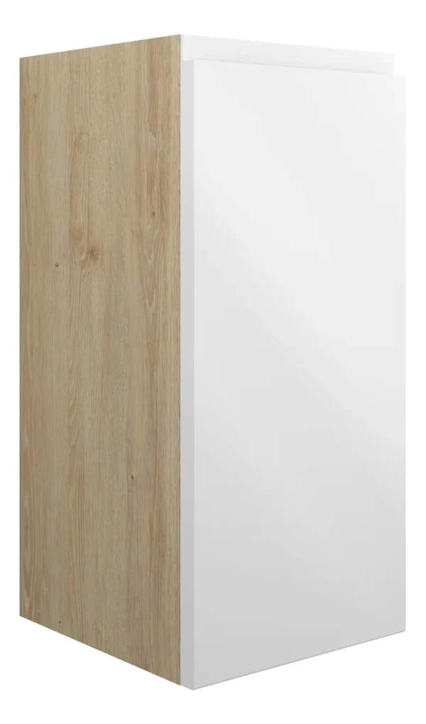 Novello Eonira 300mm Standard Base Unit - White Gloss (Oak Cab)