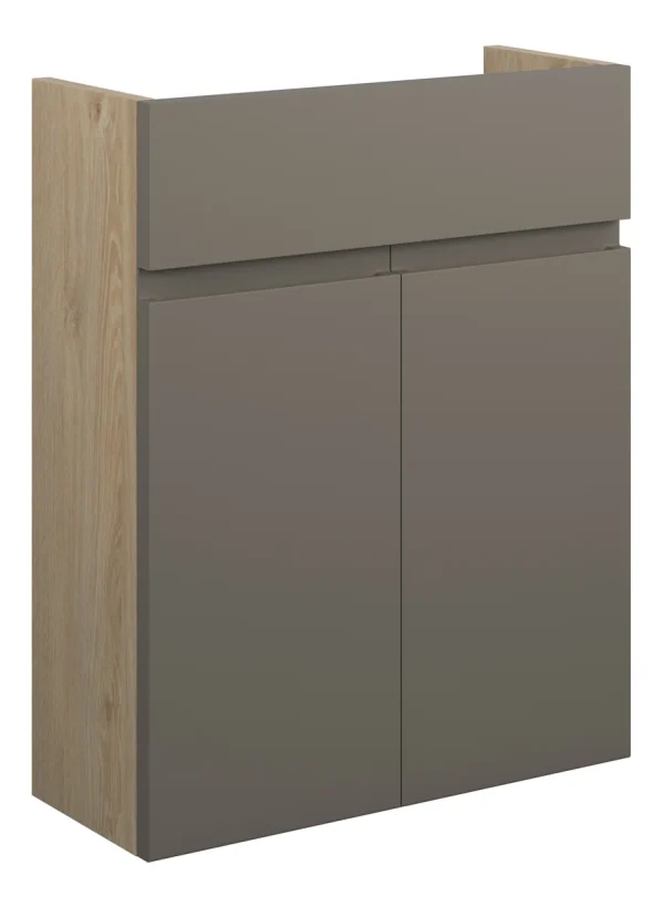 Novello Eonira 500mm Slim Basin Unit - Matt Stone (Oak Cab)