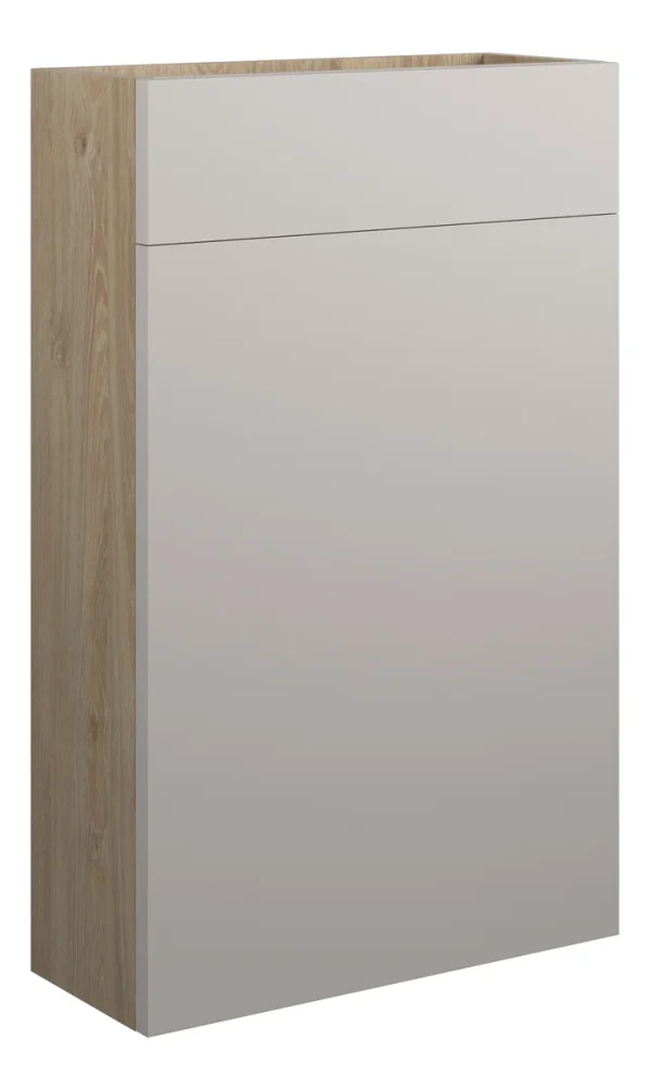 Novello Eonira 500mm Slim Wc Unit - Matt Dove Grey (Oak Cab)